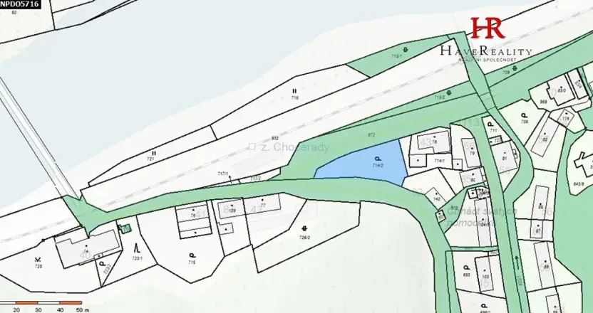 Prodej pozemku pro bydlení, Chocerady, 528 m2