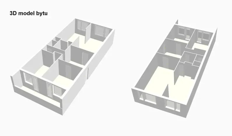 Prodej bytu 3+1, Praha - Prosek, Prosecká, 70 m2
