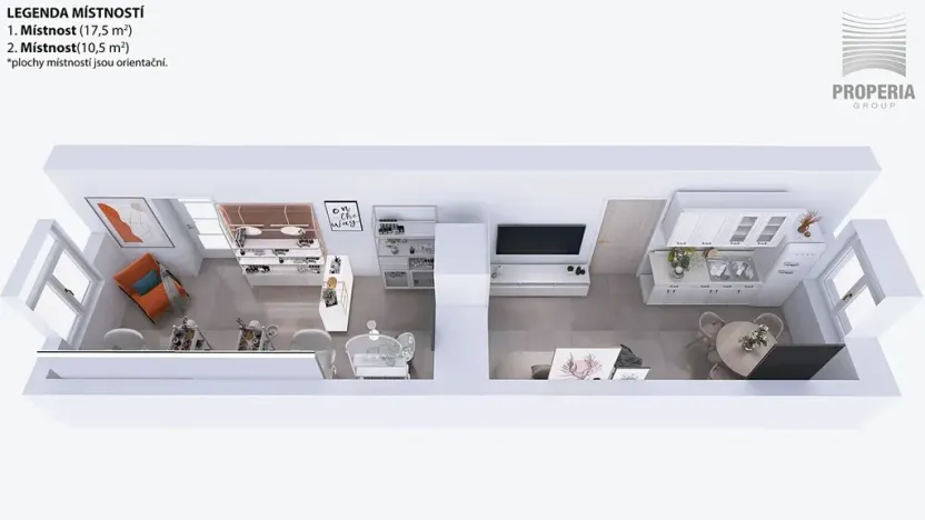 Pronájem kanceláře, Brno, Antonínská, 27 m2