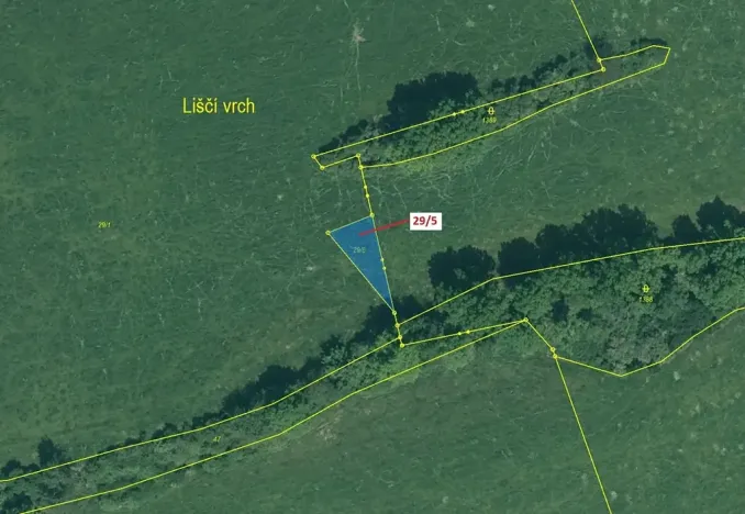 Dražba pole, Lhenice, 190 m2