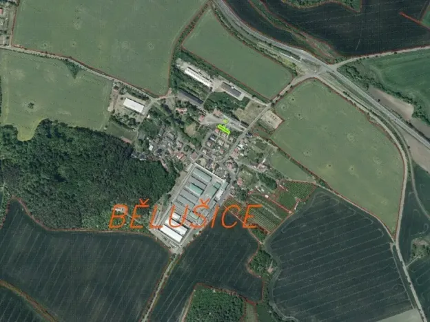 Dražba pozemku, Bělušice, 256 m2
