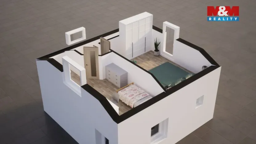 Prodej rodinného domu, Petkovy, 66 m2