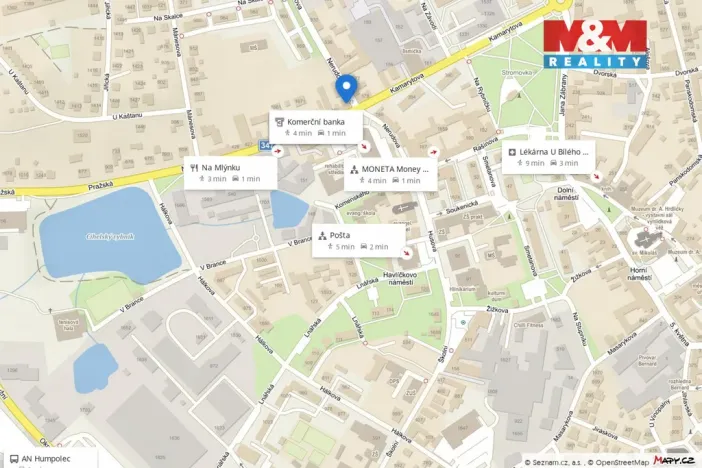 Pronájem kanceláře, Humpolec, Nerudova, 25 m2