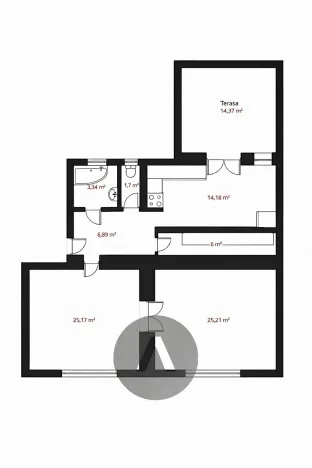 Pronájem bytu 2+1, Brno, Žabovřeská, 80 m2