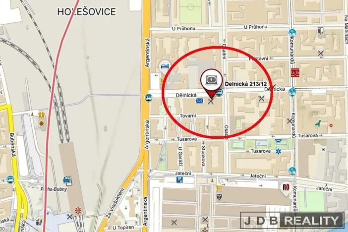 Pronájem kanceláře, Praha - Holešovice, Dělnická, 75 m2