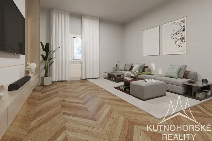 Prodej bytu 3+1, Kutná Hora, Tyršova, 60 m2