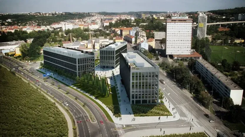 Pronájem kanceláře, Praha - Karlín, Sokolovská, 800 m2