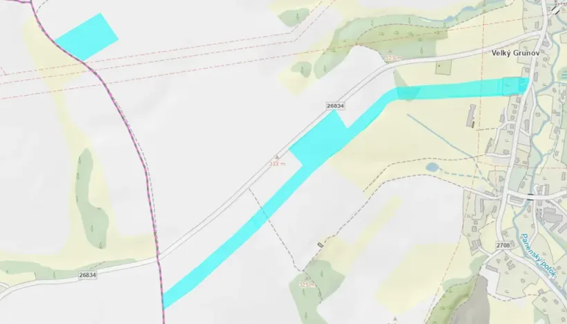 Prodej pole, Brniště, 100692 m2