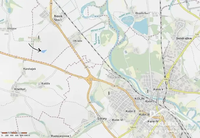 Prodej pole, Nová Ves I, 13356 m2