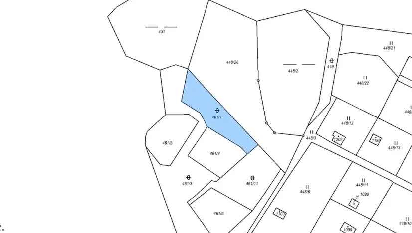 Prodej pozemku, Cheb, 468 m2