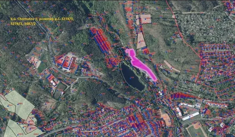 Prodej lesa, Chomutov, 4247 m2