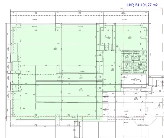 Pronájem kanceláře, Praha - Prosek, Litvínovská, 194 m2