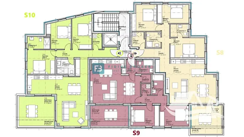 Prodej bytu 3+kk, Vodice, Chorvatsko, 88 m2