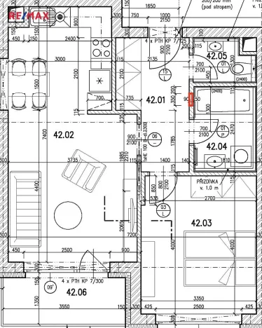 Pronájem bytu 2+kk, Plzeň, U Borských kasáren, 54 m2