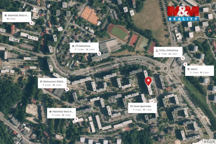 Pronájem bytu 1+1, Liberec - Liberec VI-Rochlice, Pazderkova, 35 m2