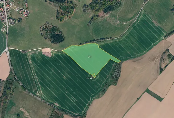 Prodej pole, Řídelov, 46911 m2