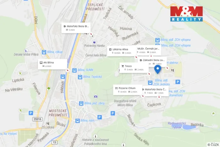 Prodej bytu 3+1, Bílina, Sídliště Za Chlumem, 80 m2