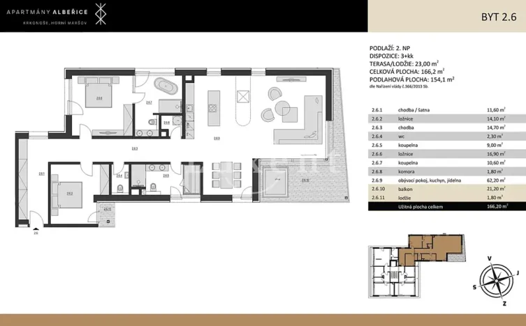 Prodej bytu 3+kk, Horní Maršov, 143 m2