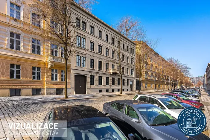 Prodej bytu 4+kk, Praha - Karlín, Vítkova, 176 m2