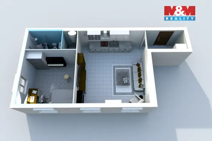 Pronájem bytu 2+kk, Pečky, Tř. 5. května, 50 m2