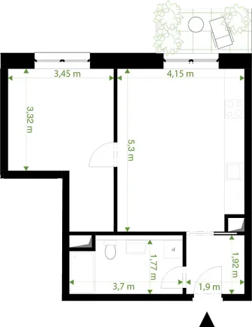 Prodej bytu 2+kk, Jeřmanice, Javornická, 48 m2