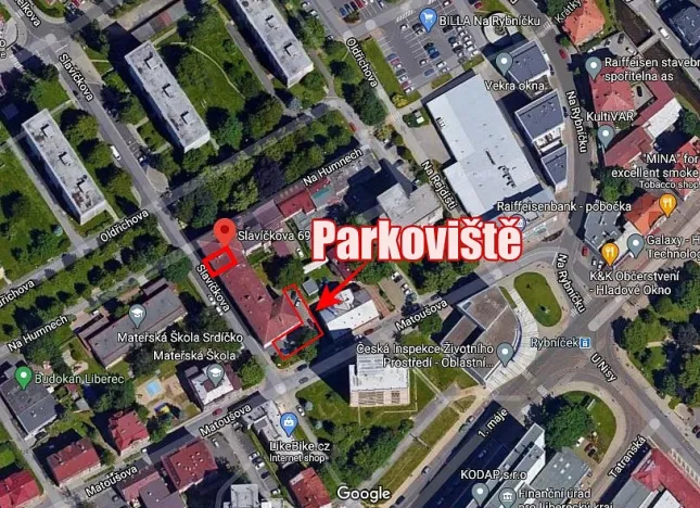 Pronájem bytu 3+kk, Liberec - Liberec III-Jeřáb, Slavíčkova, 68 m2