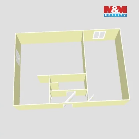 Pronájem bytu 2+kk, Žamberk, Školská, 35 m2