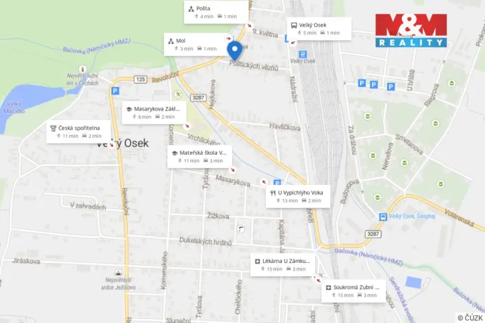 Prodej rodinného domu, Velký Osek, Politických vězňů, 85 m2