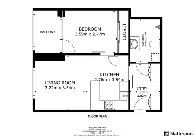 Pronájem bytu 2+kk, Praha - Bubeneč, Vítězné náměstí, 47 m2