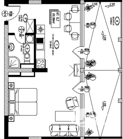 Prodej bytu 2+kk, Nesebar, Bulharsko, 69 m2