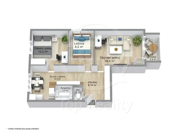 Prodej bytu 3+1, Sokolov, Mičurinova, 64 m2