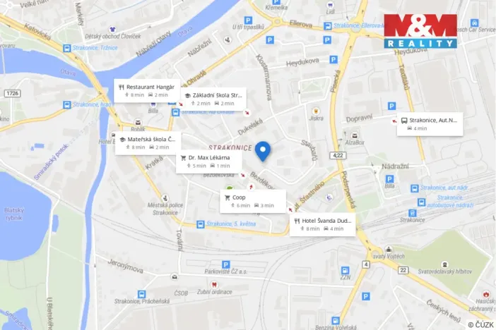 Pronájem bytu 3+kk, Strakonice - Strakonice II, Stavbařů, 82 m2