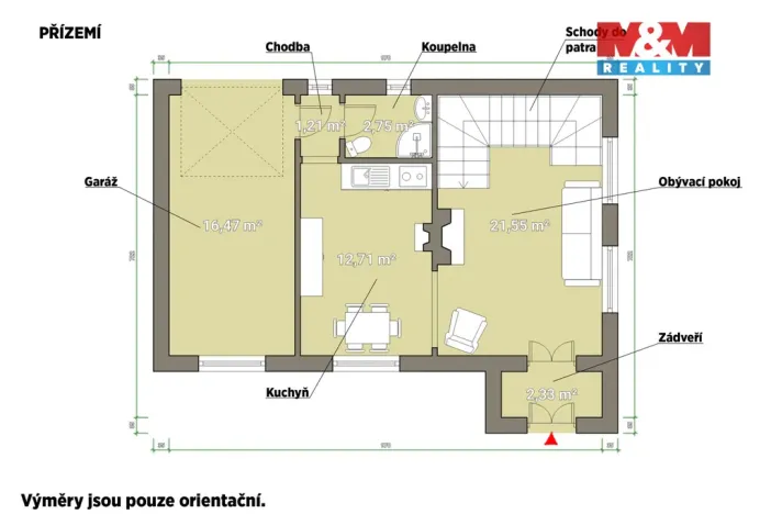 Prodej chaty, Nečtiny - Leopoldov, 79 m2