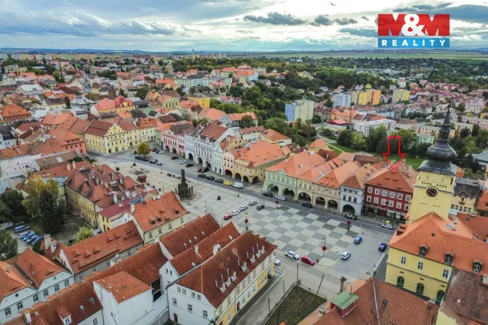 Pronájem obchodního prostoru, Žatec, náměstí Svobody, 80 m2
