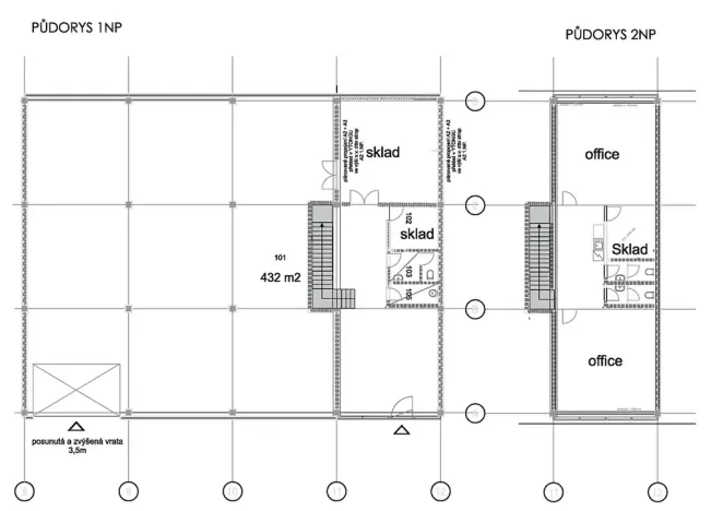 Pronájem skladu, Lelekovice, Hlavní, 540 m2