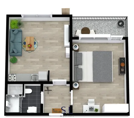 Pronájem bytu 2+kk, Česká Lípa, Štursova, 39 m2