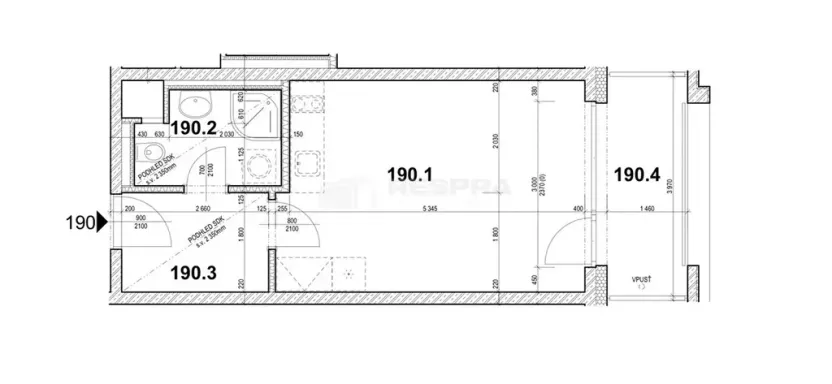 Pronájem bytu 1+kk, Praha - Hloubětín, U Elektry, 33 m2