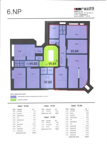 Pronájem kanceláře, Praha - Nové Město, náměstí I. P. Pavlova, 158 m2