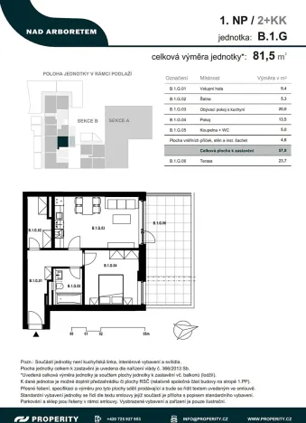 Prodej bytu 2+kk, Brno, třída Kpt. Jaroše, 57 m2