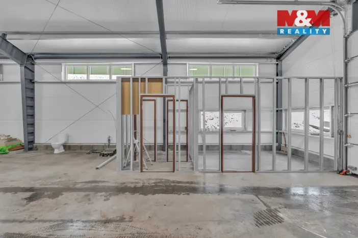 Pronájem výrobních prostor, Nová Paka, Přibyslavská, 450 m2