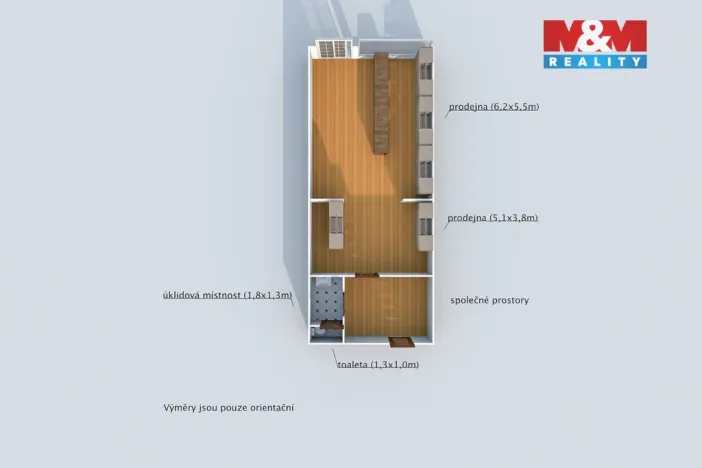 Prodej obchodního prostoru, Starý Plzenec, Smetanova, 57 m2