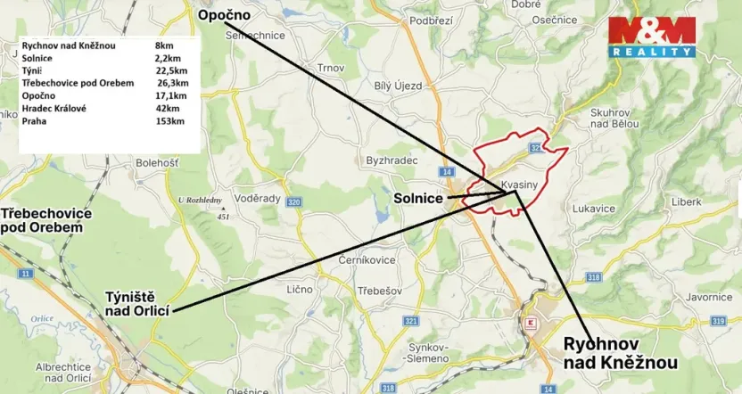 Pronájem bytu 3+1, Kvasiny, 94 m2