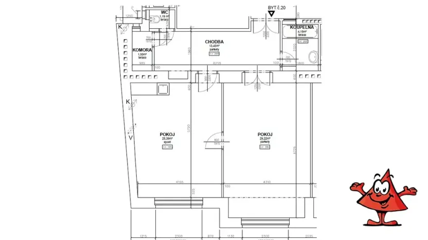 Pronájem bytu 2+kk, Praha - Holešovice, Schnirchova, 75 m2