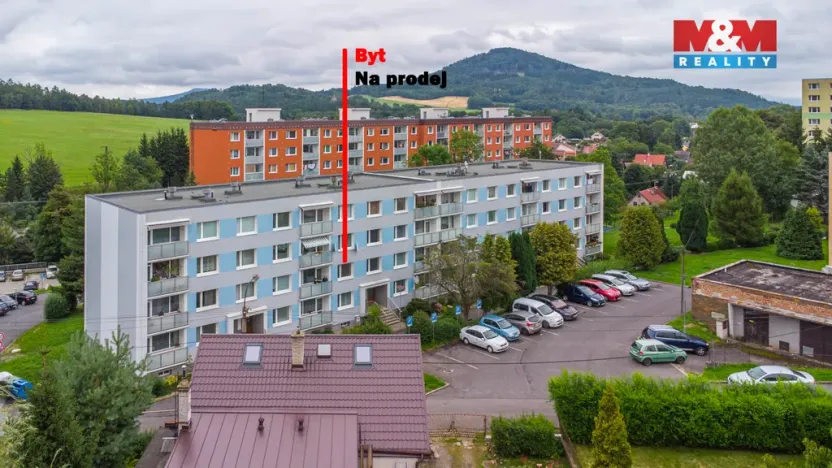 Prodej bytu 2+1, Cvikov - Cvikov II, Sídliště, 60 m2