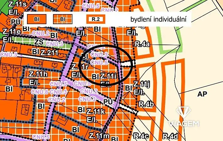 Prodej pozemku pro bydlení, Chrudim, 1215 m2