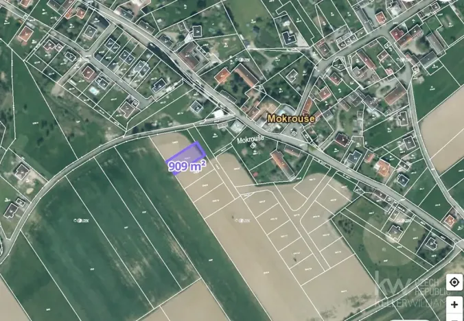 Prodej pozemku pro bydlení, Mokrouše, 909 m2