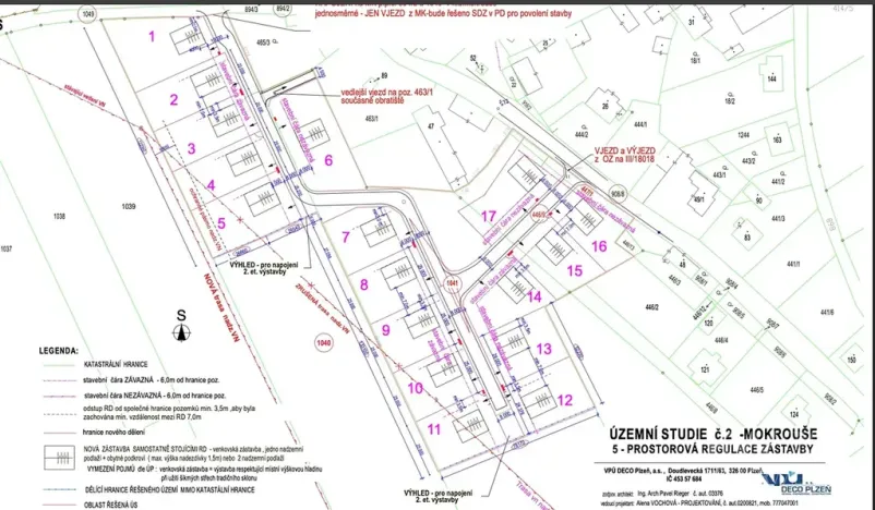 Prodej pozemku pro bydlení, Mokrouše, 909 m2