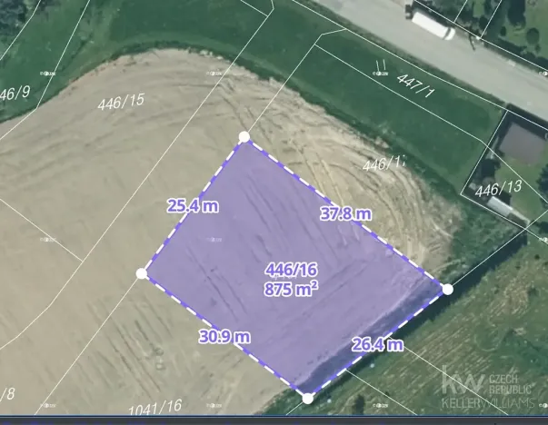 Prodej pozemku pro bydlení, Mokrouše, 875 m2