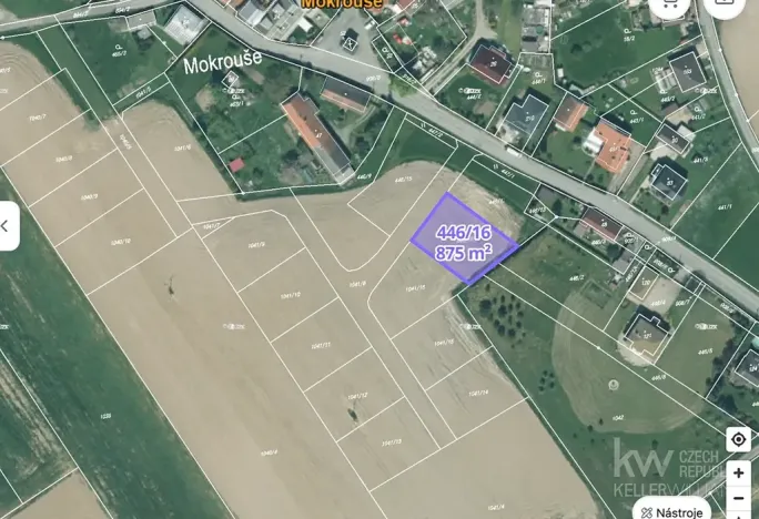 Prodej pozemku pro bydlení, Mokrouše, 875 m2