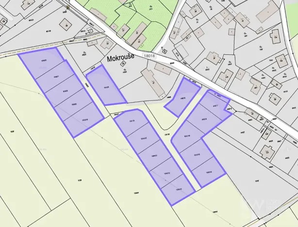 Prodej pozemku pro bydlení, Mokrouše, 842 m2